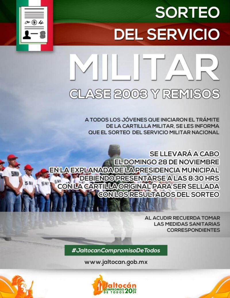 SORTEO DEL SERVICIO MILITAR NACIONAL