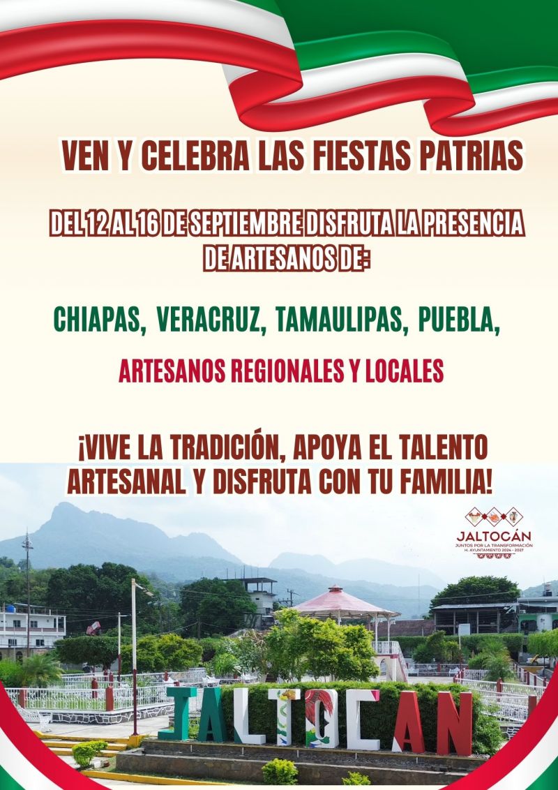 VEN Y CELEBRA LAS FIESTAS PATRIAS